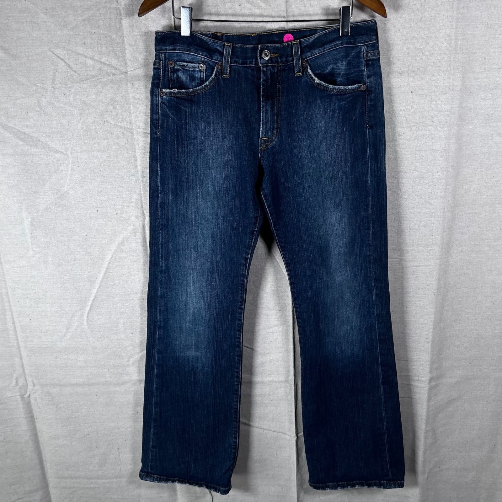 Lucky Brand Gene Montesano Relaxed Bootcut Jeans Blue Denim Size 28